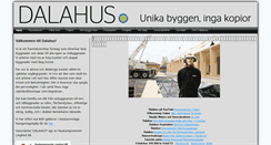 Desktop Screenshot of dala-hus.se